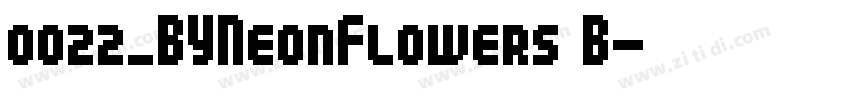 0022_BYNeonFlowers B字体转换